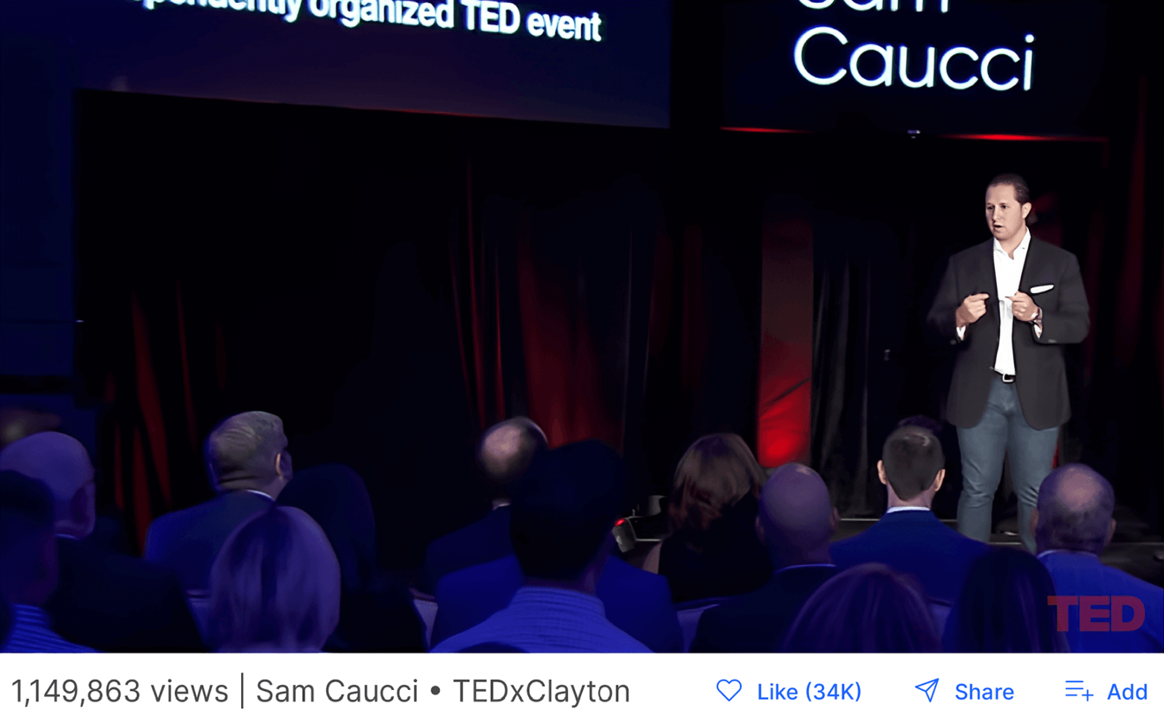 Sam Caucci TED Talk