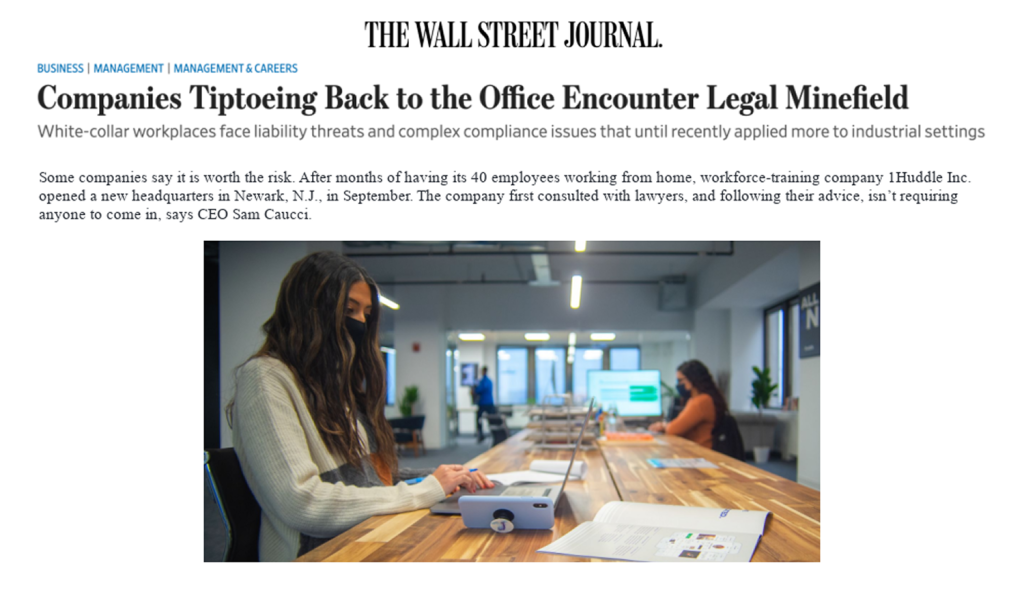 Companies Tiptoeing Back to the Office Encounter Legal Minefield